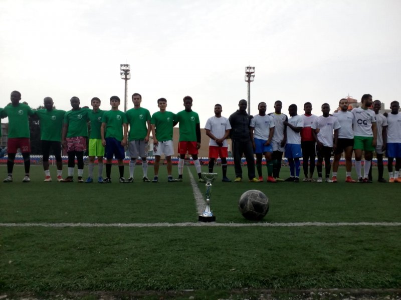 The football match between foreign students of Michurinsk SAU and TSU named after G.R. Derzhavin