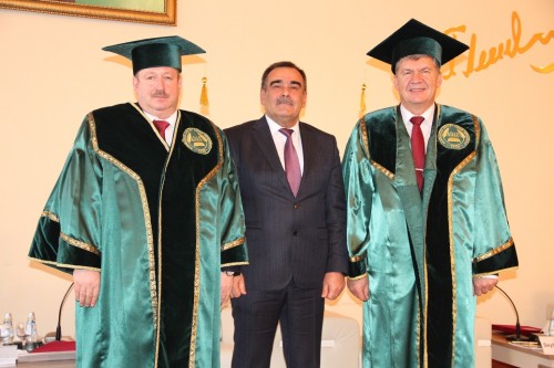 Vadim Babushkin awarded the degree of Honorary Doctor